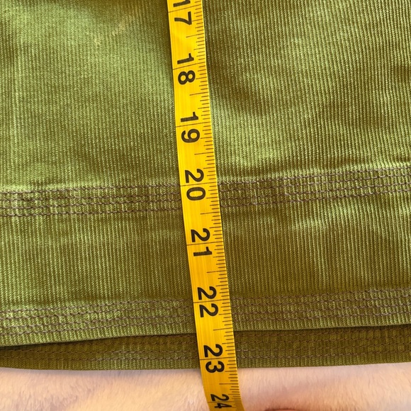 Boden apple  Green Mini Skirt sz 16 corduroy - Picture 8 of 8